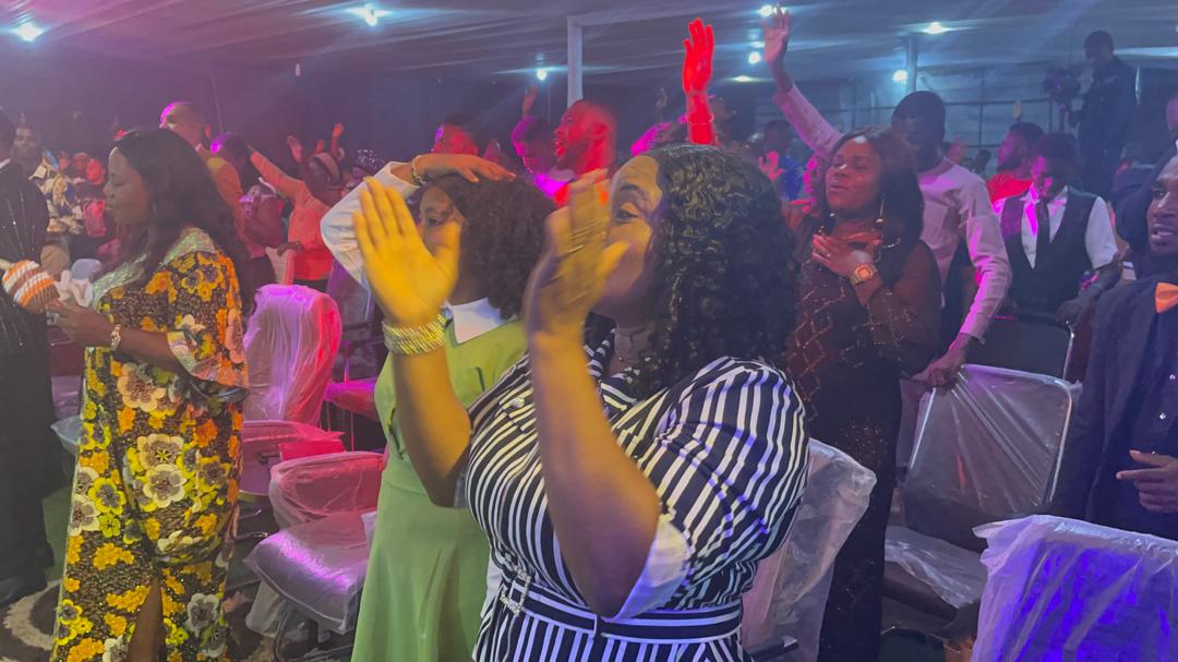 Hands Lifted in Praise